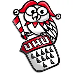 Logo zum Kunden: Karnevalsgesellschaft UHU von 1924 e.V. Köln-Dellbrück